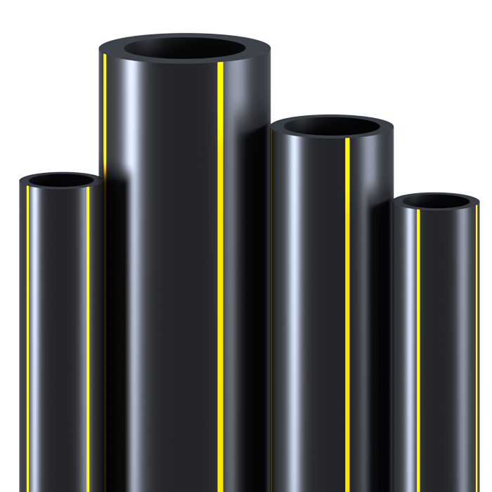 Труба ПНД ⌀200 мм, ПЭ-100,  SDR-17,6 газовая